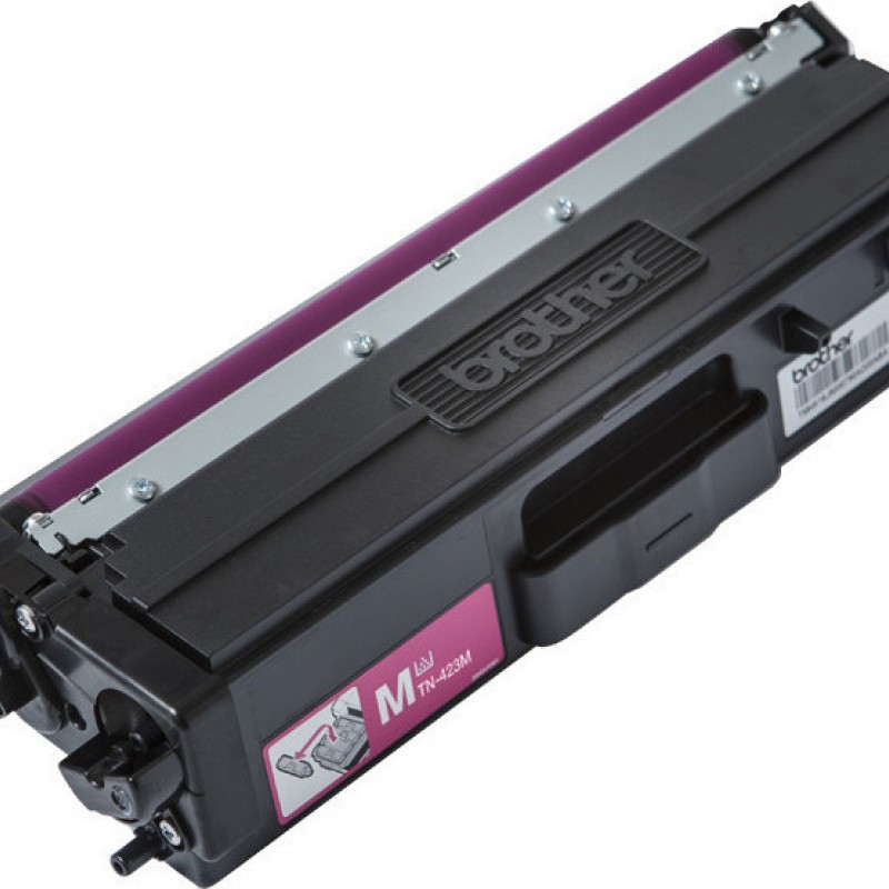 Brother TN-423M Γνήσιο Toner Laser Εκτυπωτή Ματζέντα High Yield 4000 Σελίδων (TN-423M)