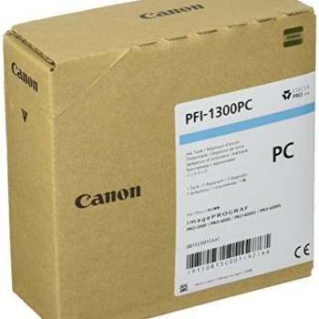 Canon PFI-1300PC Γνήσιο Μελάνι Εκτυπωτή InkJet Κυανό (0815C001)