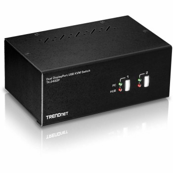Trendnet 2-Port Dual Monitor DisplayPort KVM Switch