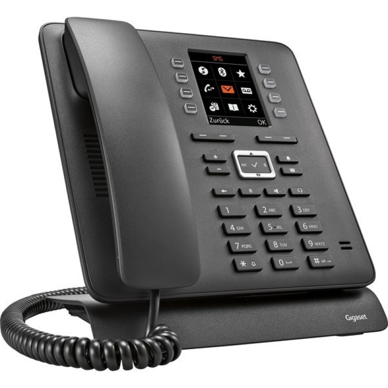 Gigaset T480HX Ενσύρματο Τηλέφωνο IP Μαύρο