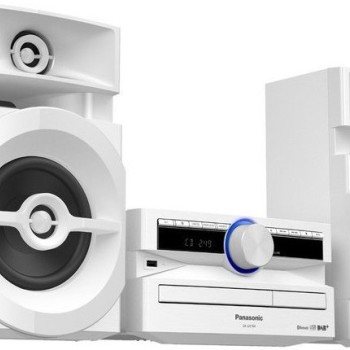 Panasonic Ηχοσύστημα 2.0 SC-UX104 SC-UX104EG-W 300W με CD / Digital Media Player και Bluetooth Λευκό