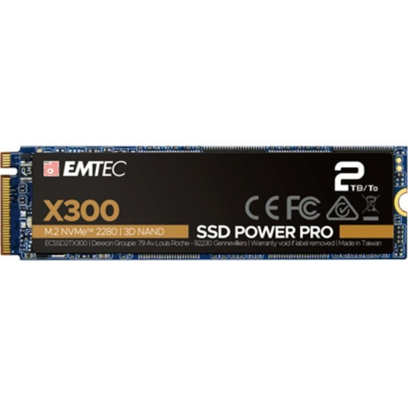 Emtec X300 SSD 2TB M.2 NVMe PCI Express 3.0 ECSSD2TX300