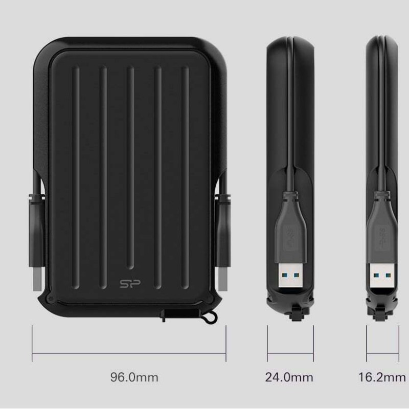Silicon Power Armor A66 USB 3.2 Εξωτερικός HDD 5TB 2.5