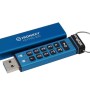 Kingston IronKey Keypad 128GB USB 3.2 Stick Μπλε