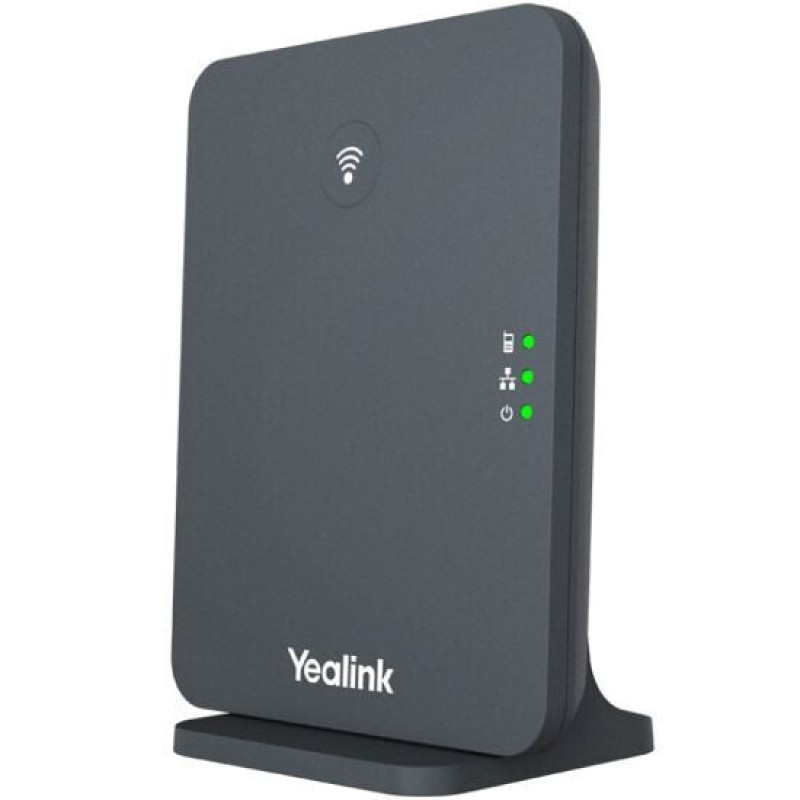 Yealink W77P Ασύρματο Τηλέφωνο IP Μαύρο