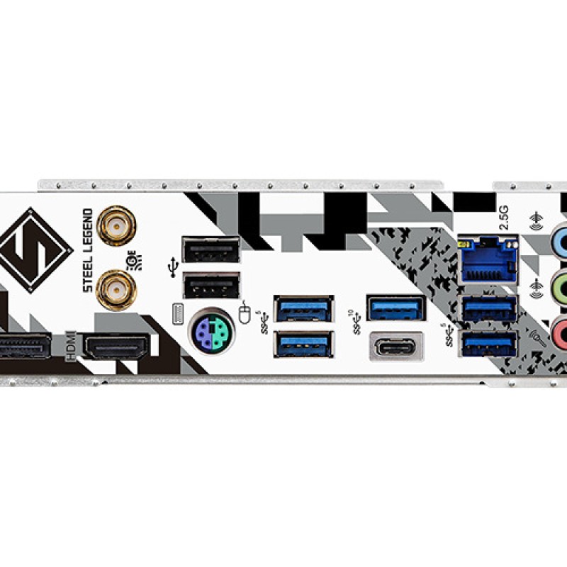 ASRock B760M Steel Legend WiFi Motherboard Micro ATX με Intel 1700 Socket