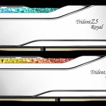 G.Skill Trident Z5 Royal DDR5 32GB RAM με 2x16GB Modules και Ταχύτητα 7200 για Desktop F5-7200J3445G16GX2-TR5S