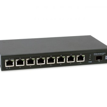 Level One GEP-0925 Unmanaged L2 PoE+ Switch με 8 Θύρες Ethernet και 1 SFP Θύρα