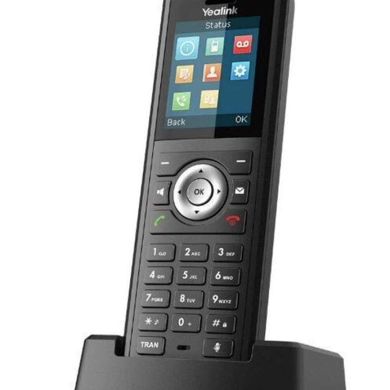 Yealink W79P Ασύρματο Τηλέφωνο IP 10 γραμμών Μαύρο