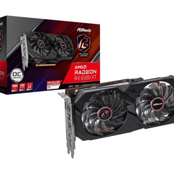 ASRock Radeon RX 6500 XT 8GB GDDR6 Phantom Gaming OC Κάρτα Γραφικών 90-GA3VZZ-00UANF