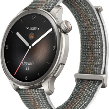 Amazfit Balance Aluminium 46mm Αδιάβροχο Smartwatch με Παλμογράφο (Sunset Grey)