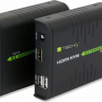 Techly Επέκταση HDMI και KVM