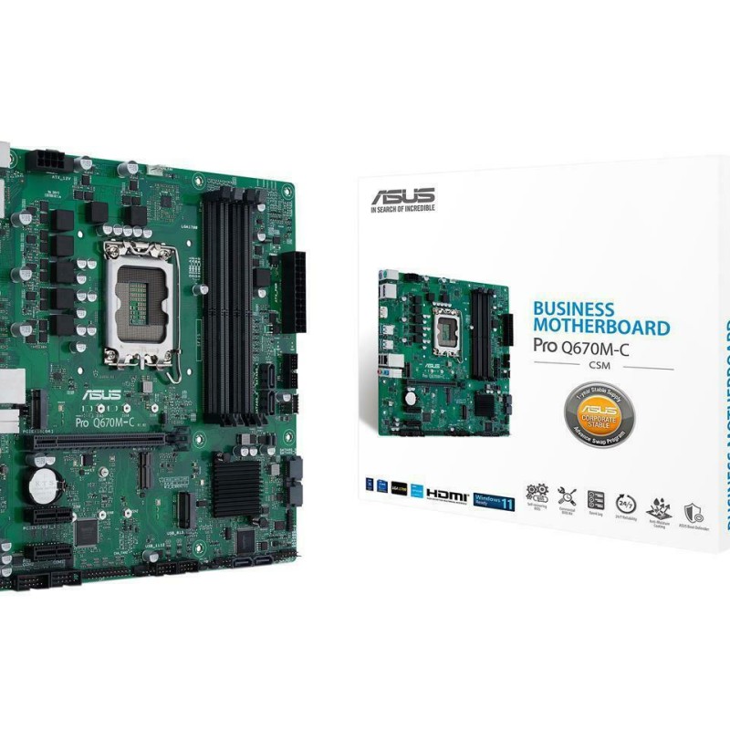Asus Pro Q670M-C-CSM Motherboard Micro ATX με Intel 1700 Socket