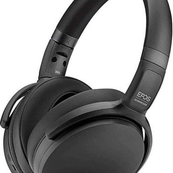Sennheiser Epos I Adapt 360 Ασύρματα / Ενσύρματα Over Ear Ακουστικά με 39 ώρες Λειτουργίας Μαύρα