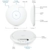 Ubiquiti UniFi U7 Pro Access Point Wi‑Fi 7 Dual Band (2.4 & 5GHz) Λευκό
