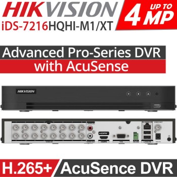 Hikvision Καταγραφικό HVR με Ανάλυση Full HD+ iDS-7216HQHI-M1/XT