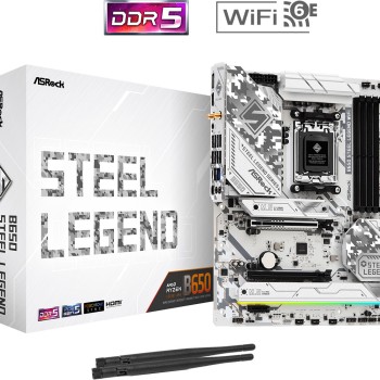 ASRock B650 Steel Legend WiFi Motherboard ATX με AMD AM5 Socket