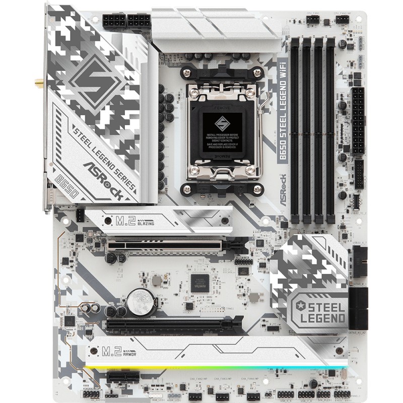 ASRock B650 Steel Legend WiFi Motherboard ATX με AMD AM5 Socket