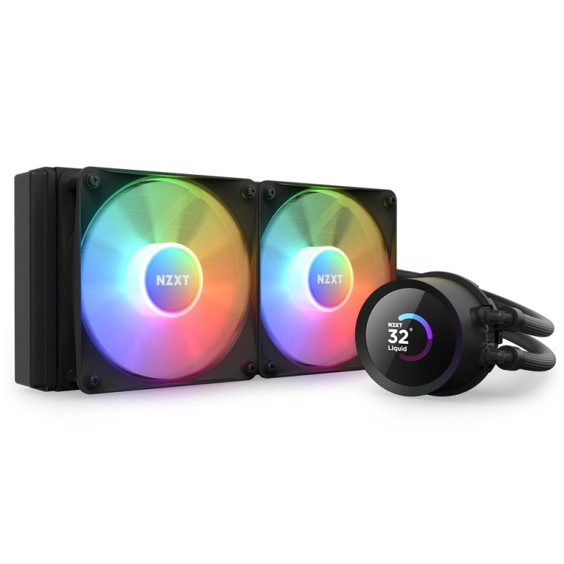 NZXT Kraken 240 RGB Υδρόψυξη Επεξεργαστή Διπλού Ανεμιστήρα 120mm για Socket AM4/AM5/1700/1200/115x