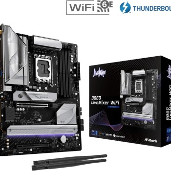 ASRock B860 LiveMixer WIFI Motherboard ATX με Intel 1851 Socket