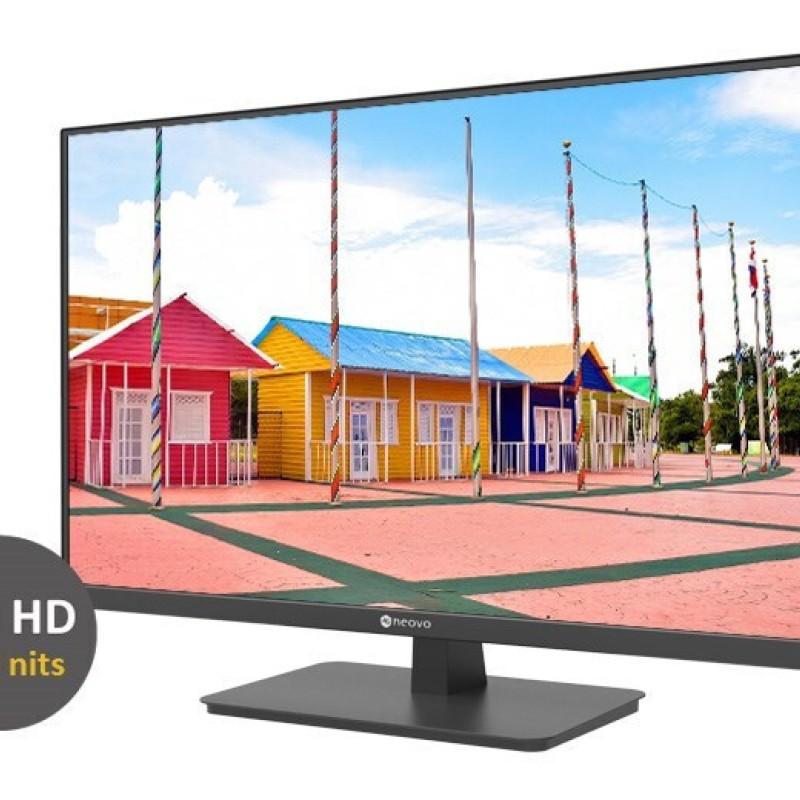 AG Neovo Monitor Συστημάτων CCTV Μαύρο MONNEOSEC0026