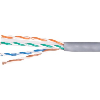 Equip U/UTP Cat.6 Καλώδιο Δικτύου Ethernet χωρίς ακροδέκτες 305m Γκρι 1τμχ (404532)