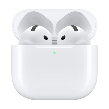 Apple AirPods 4 with Active Noise Cancellation Earbud Bluetooth Handsfree Ακουστικά με Αντοχή στον Ιδρώτα και Θήκη Φόρτισης Λευκά