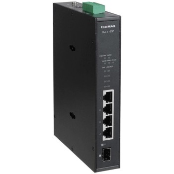 Edimax IGS-1005P Unmanaged L2 PoE Switch με 5 Θύρες Gigabit (1Gbps) Ethernet