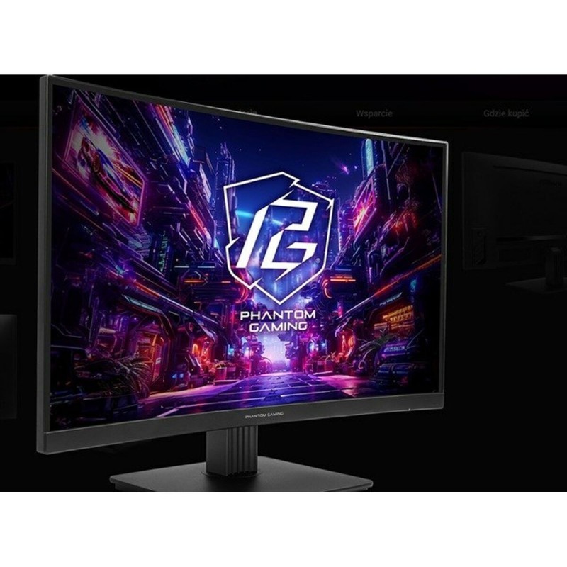 ASRock Phantom Gaming PG27QRT1B VA Curved Gaming Monitor 27