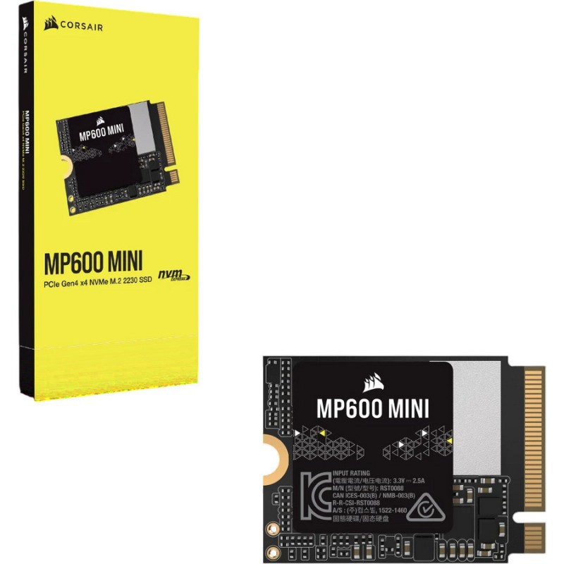 Corsair MP600 Mini SSD 2TB M.2 NVMe PCI Express 4.0 CSSD-F2000GBMP600MNR2
