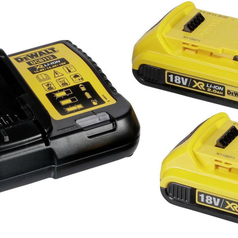 Dewalt DCD791D2 Δραπανοκατσάβιδο Μπαταρίας Brushless 18V 2x2Ah DCD791D2