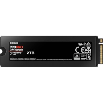 Samsung 990 PRO with Heatsink SSD 2TB M.2 NVMe PCI Express 4.0 MZ-V9P2T0CW