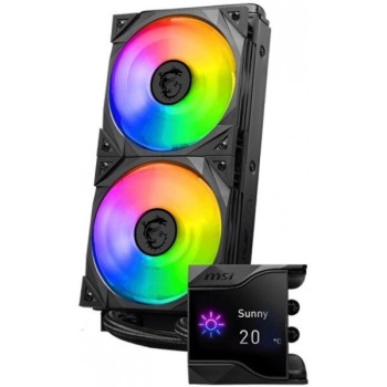 MSI MPG CORELIQUID D240 Υδρόψυξη Επεξεργαστή Διπλού Ανεμιστήρα 120mm για Socket AM4/AM5/1700/1200/115x με ARGB Φωτισμό