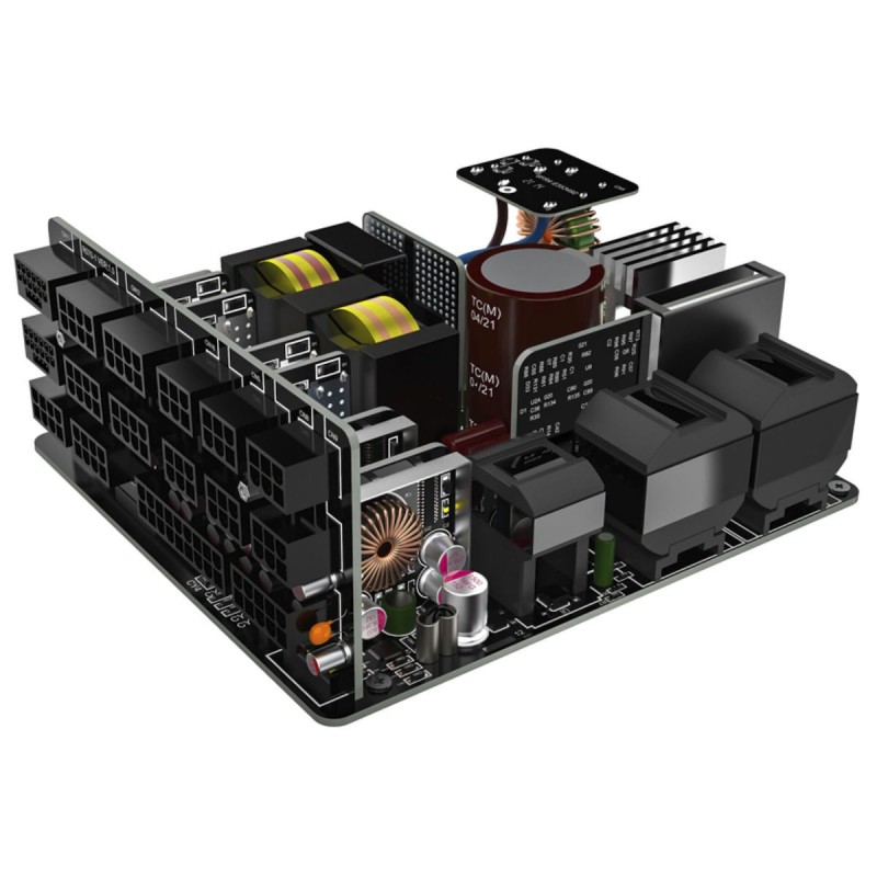 LC-Power LC1000P V3.0 1000W Μαύρο Τροφοδοτικό Υπολογιστή Full Modular 80 Plus Platinum