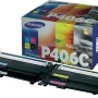 Samsung CLT-P406C Γνήσιο Multipack Toner Laser Εκτυπωτή Μαύρο/Κίτρινο/Κυανό/Ματζέντα 4τμχ (SU375A)