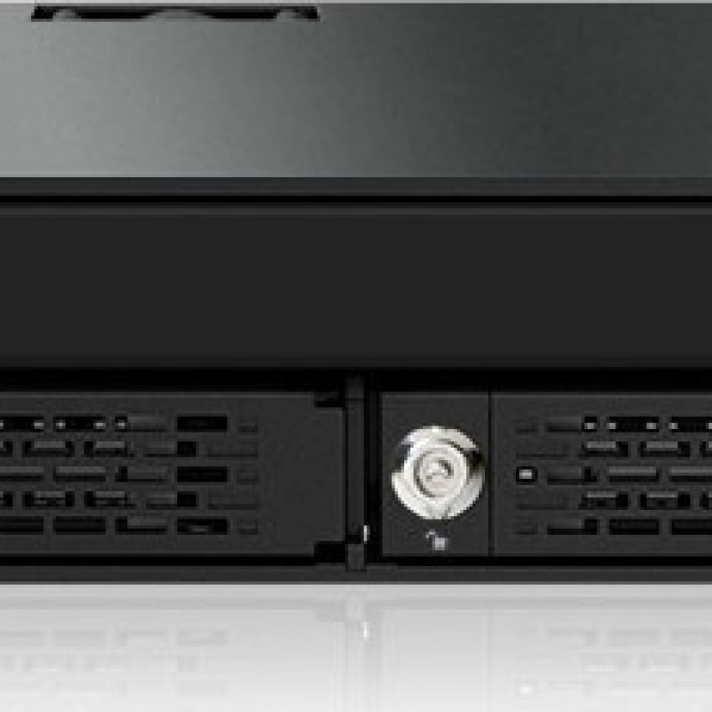 Icy Dock ToughArmor Rugged Full Metal 2-Bay 2.5 Inch SAS/SATA HDD/SSD Backplane Cage with Slim ODD Tray and Locking Trays for External 5.25 Inch Bay Μαύρο (MB994IKO-3SB)