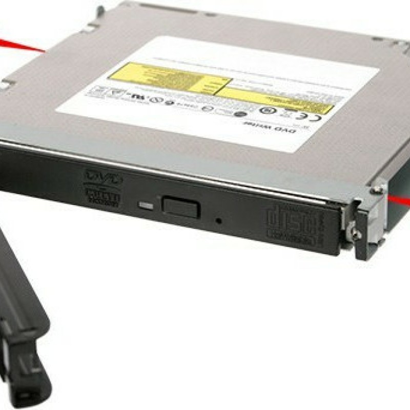 Icy Dock ToughArmor Rugged Full Metal 2-Bay 2.5 Inch SAS/SATA HDD/SSD Backplane Cage with Slim ODD Tray and Locking Trays for External 5.25 Inch Bay Μαύρο (MB994IKO-3SB)