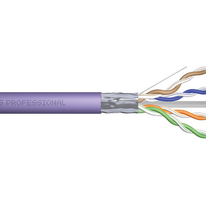 Digitus F/UTP Cat.6 Καλώδιο Δικτύου Ethernet χωρίς ακροδέκτες 305m Μωβ (DK-1623-VH-305)