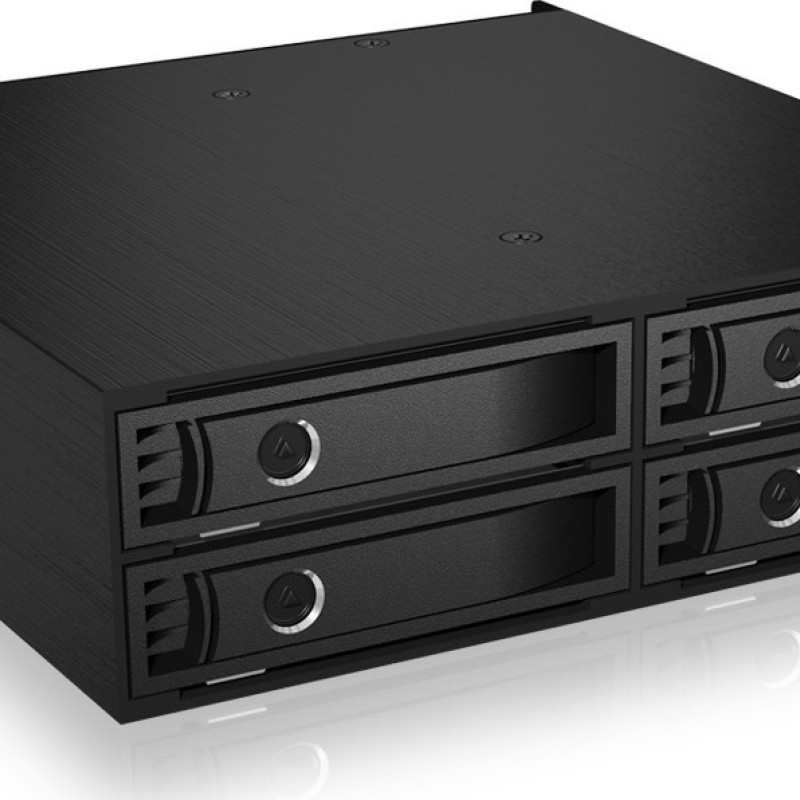 Icy Box Backplane For 5.25-Inch Bay Μαύρο (IB-2242U2K)
