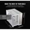 Corsair 2500X Gaming Micro Tower Κουτί Υπολογιστή με Πλαϊνό Παράθυρο White/Satin Gray Aluminum