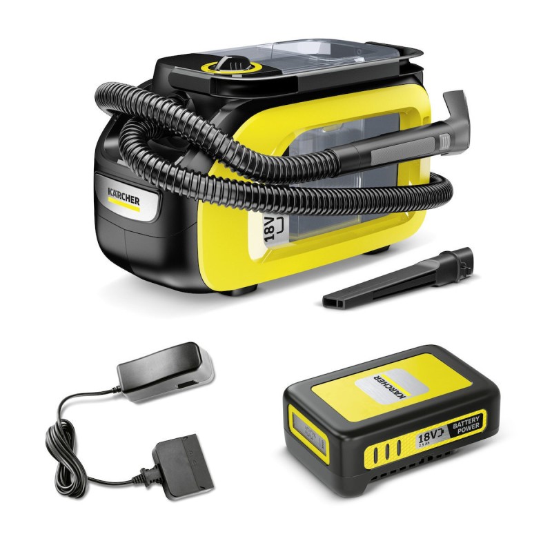 Karcher SE 3-18 Compact Battery Set Επαναφορτιζόμενη Σκούπα Υγρών / Στερεών με Πλαστικό Κάδο 1.7lt