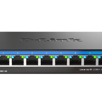 D-Link DMS-108 v1 Unmanaged L2 Switch με 8 Θύρες Ethernet