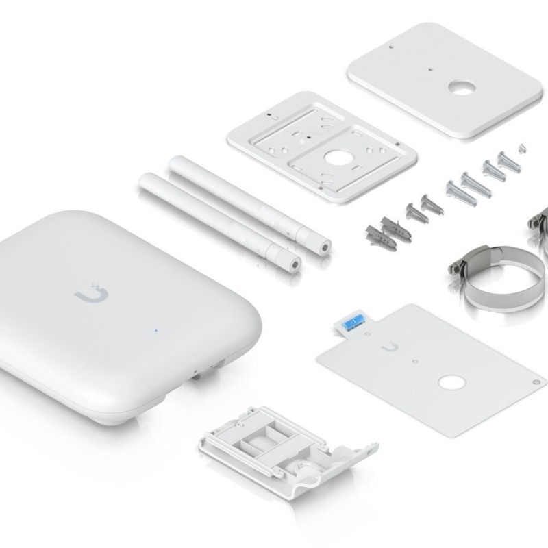 Ubiquiti U7 Access Point Wi‑Fi 7 Dual Band (2.4 & 5GHz) για Εξωτερική τοποθέτηση Λευκό