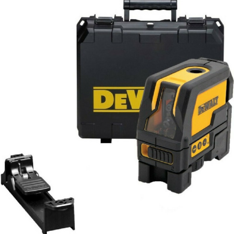 Dewalt Αυτορυθμιζόμενο Γραμμικό Αλφάδι Laser Κόκκινης Δέσμης 1.5V με Εύρος Εργασίας 50m