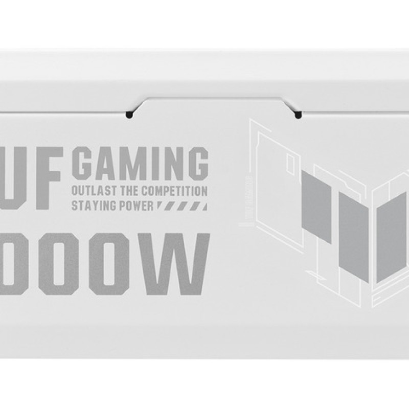 Asus TUF Gaming 1000 1000W Λευκό Τροφοδοτικό Υπολογιστή Full Modular 80 Plus Gold