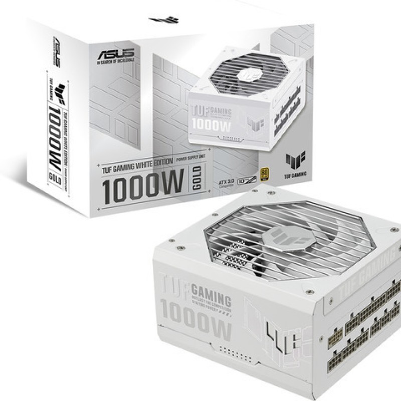 Asus TUF Gaming 1000 1000W Λευκό Τροφοδοτικό Υπολογιστή Full Modular 80 Plus Gold