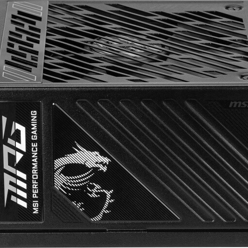 MSI MPG A1250GS PCIE5 1250W Μαύρο Τροφοδοτικό Υπολογιστή Full Modular 80 Plus Gold