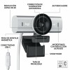 Logitech MX Brio Web Camera 4K 60FPS με Autofocus Ασημί 960-001554