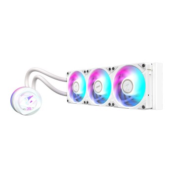 Gigabyte Aorus Waterforce X II 360 ICE Υδρόψυξη Επεξεργαστή Τριπλού Ανεμιστήρα 120mm για Socket AM4/AM5/1700/1200/115x με ARGB Φωτισμό Λευκή
