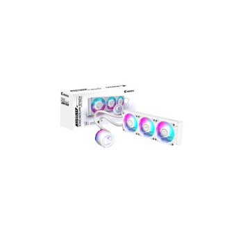 Gigabyte Aorus Waterforce X II 360 ICE Υδρόψυξη Επεξεργαστή Τριπλού Ανεμιστήρα 120mm για Socket AM4/AM5/1700/1200/115x με ARGB Φωτισμό Λευκή